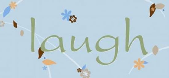 Laugh Canvas Art - Anna Quach (10 x 20)