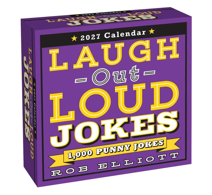 Laugh-Out-Loud Jokes 2027 Day-To-Day Calendar: 1,000 Punny Jokes, (Paperback)