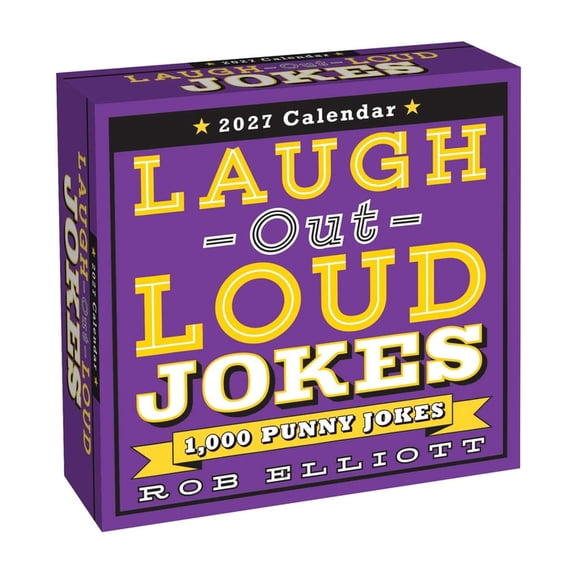 Laugh-Out-Loud Jokes 2027 Day-To-Day Calendar: 1,000 Punny Jokes, (Paperback)
