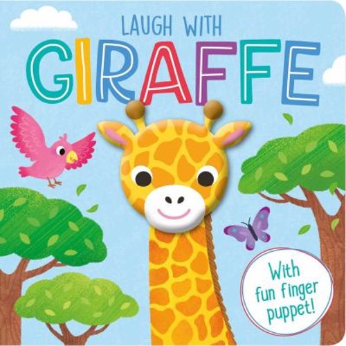 Pre-Owned Laugh with Giraffe: Finger Puppet Board Book Board Book IglooBooks