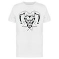 thumbnail image 1 of Laughing Angry Joker Tattoo T-Shirt Men -Image by Shutterstock, Male Small, 1 of 2