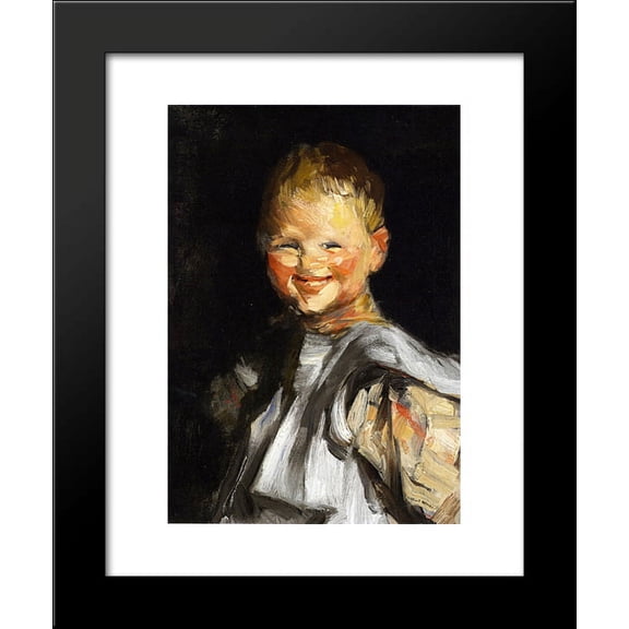 Laughing Child 20x24 Framed Art Print by Robert Henri