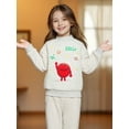 thumbnail image 1 of Laughing Child Cozy Space-Themed Fleece Sweatshirt in Soft Fabric with Plush Lining for Comfort and Insulation Perfect for Layering and Casual Wear, 1 of 6