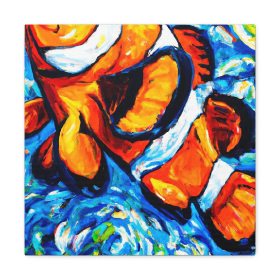 Laughing Clownfish Fantasy - Canvas