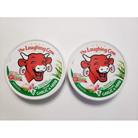 Laughing Cow, Garlic And Herb Wedge, 6 Ounce