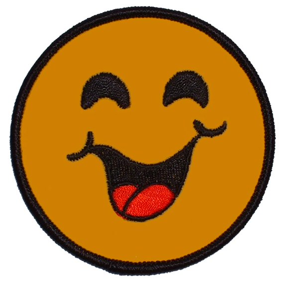 Eagle Emblems PM3081 Patch - Smiley Face, RWB - 3 in. - Walmart.com