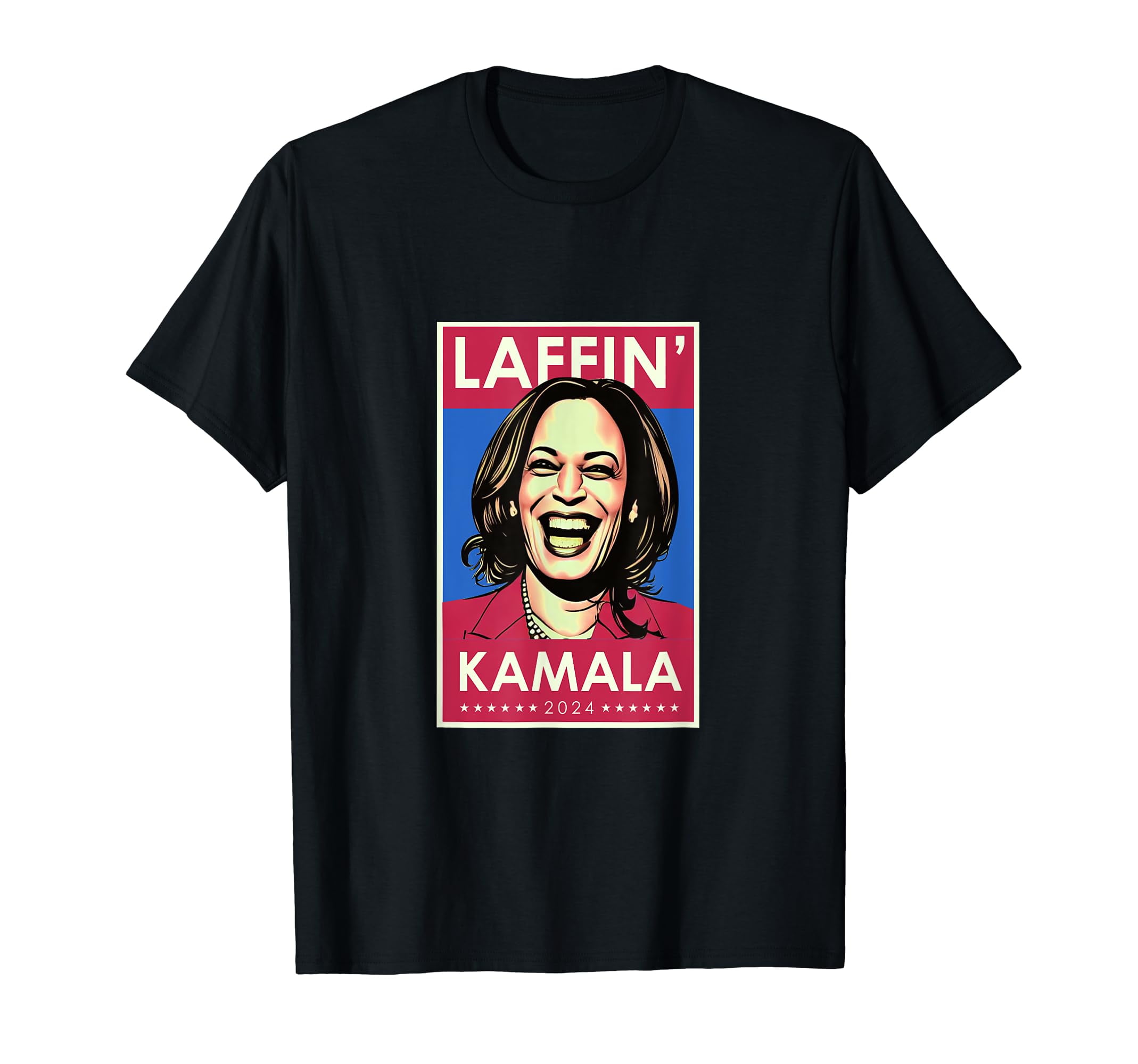Laughing Kamala Tee Laffin' Kamala Harris 2024 Merch TShirt