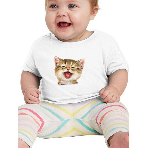 Laughing Kittens T-Shirt Infant -Kayomi Harai Designs,  6 Months