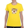 thumbnail image 1 of Laughing Kittens T-Shirt Women -Kayomi Harai Designs, Female XX-Large, 1 of 4