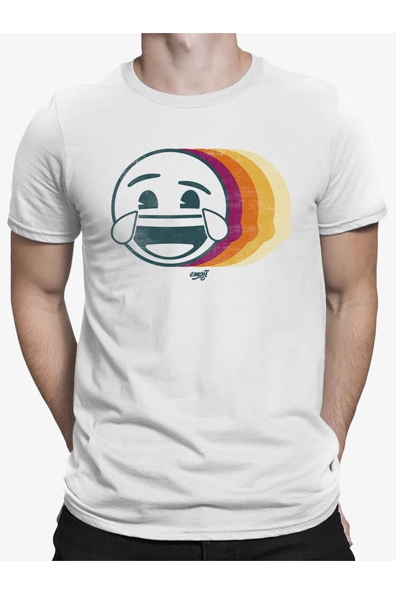 Laughing Layers - Retro Emoji Aesthetic Graphic Men's T-shirt
