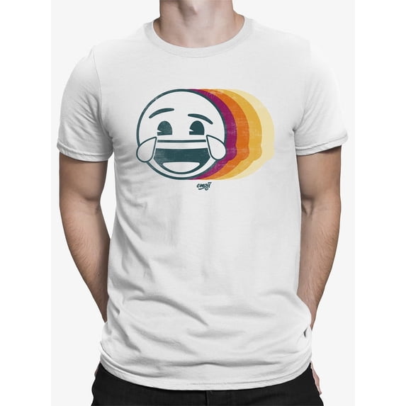 Laughing Layers - Retro Emoji Aesthetic Graphic Men's T-shirt