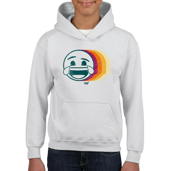 Laughing Layers - Retro Emoji Aesthetic Graphic Youth's Hoodie