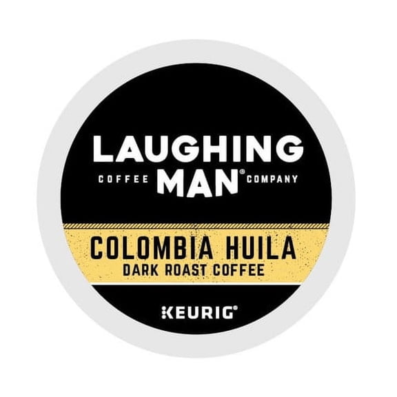 Laughing Man Coffee Colombia Huila K-Cup Pods, 22/Box, Each