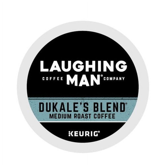 Laughing Man Coffee Dukale's Blend K-Cup Pods, 22/Box