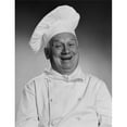 thumbnail image 1 of Laughing Mature Chef Poster Print - 18 x 24 in., 1 of 1