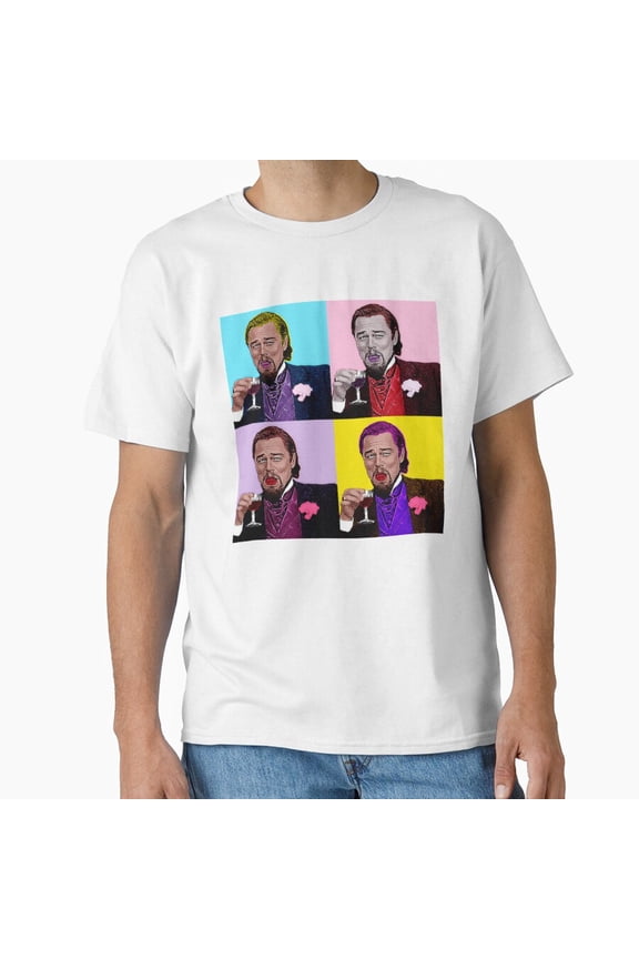 Laughing Meme Andy Warhol Pop Art Retro Colorful Grid T-Shirt