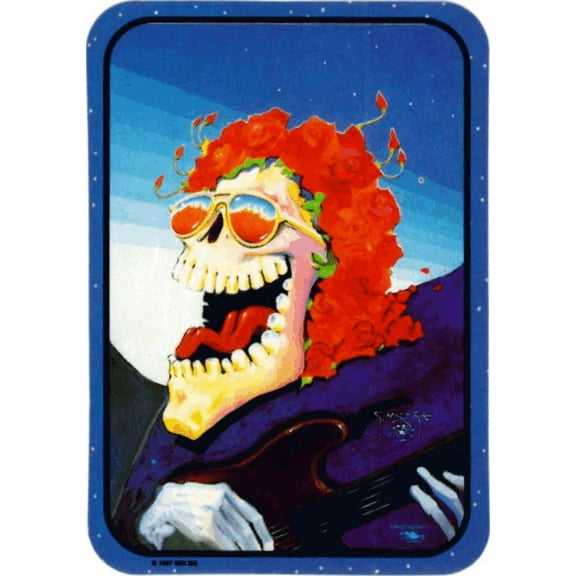 Laughing Skeleton Sticker - 2 1/2" X 3 3/4"