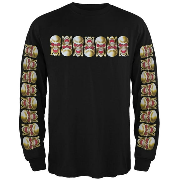 Laughing Skulls Long Sleeve T-Shirt - Large