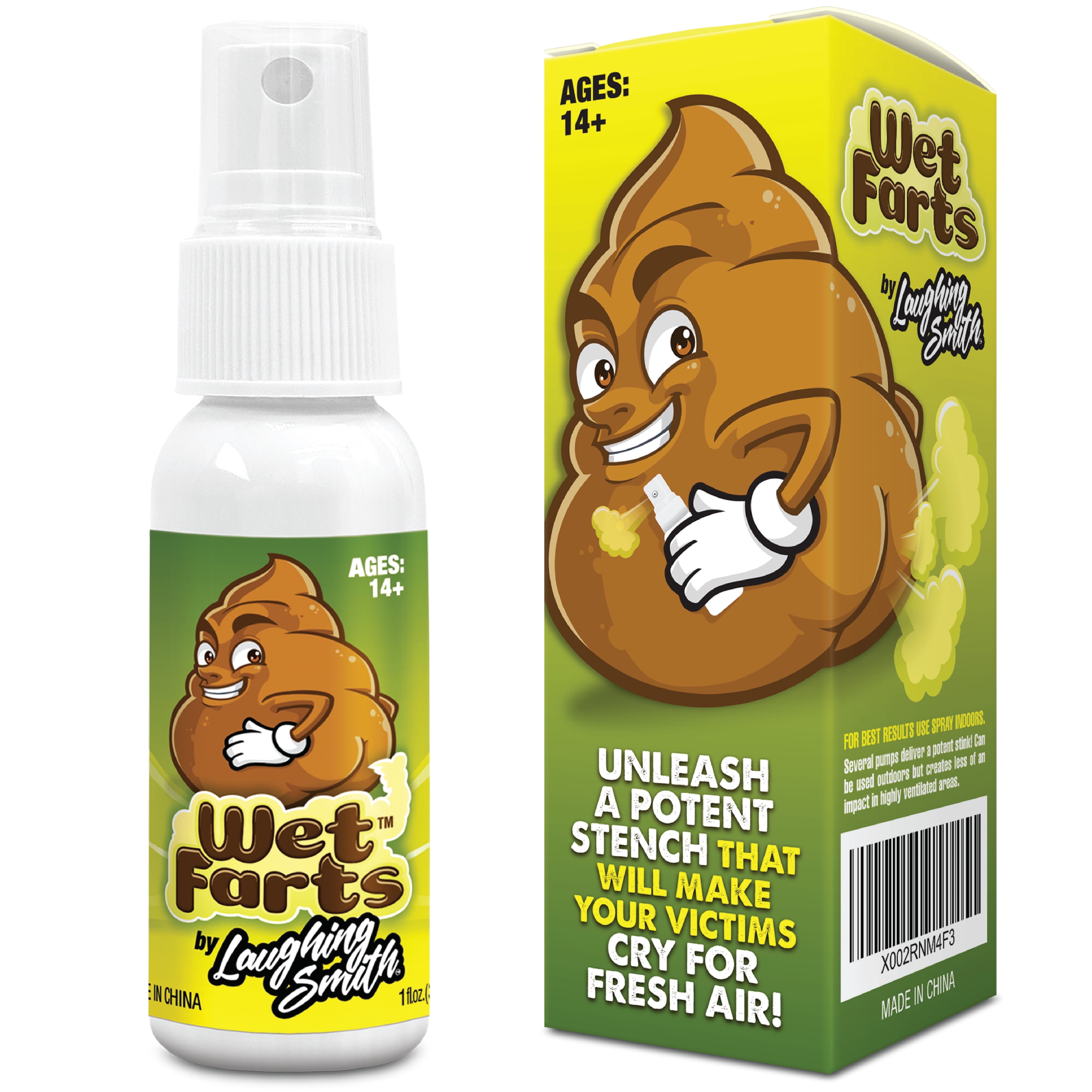Laughing Smith - Wet Farts - Potent Fart Spray - 30ml - Novelty & Gag Toys