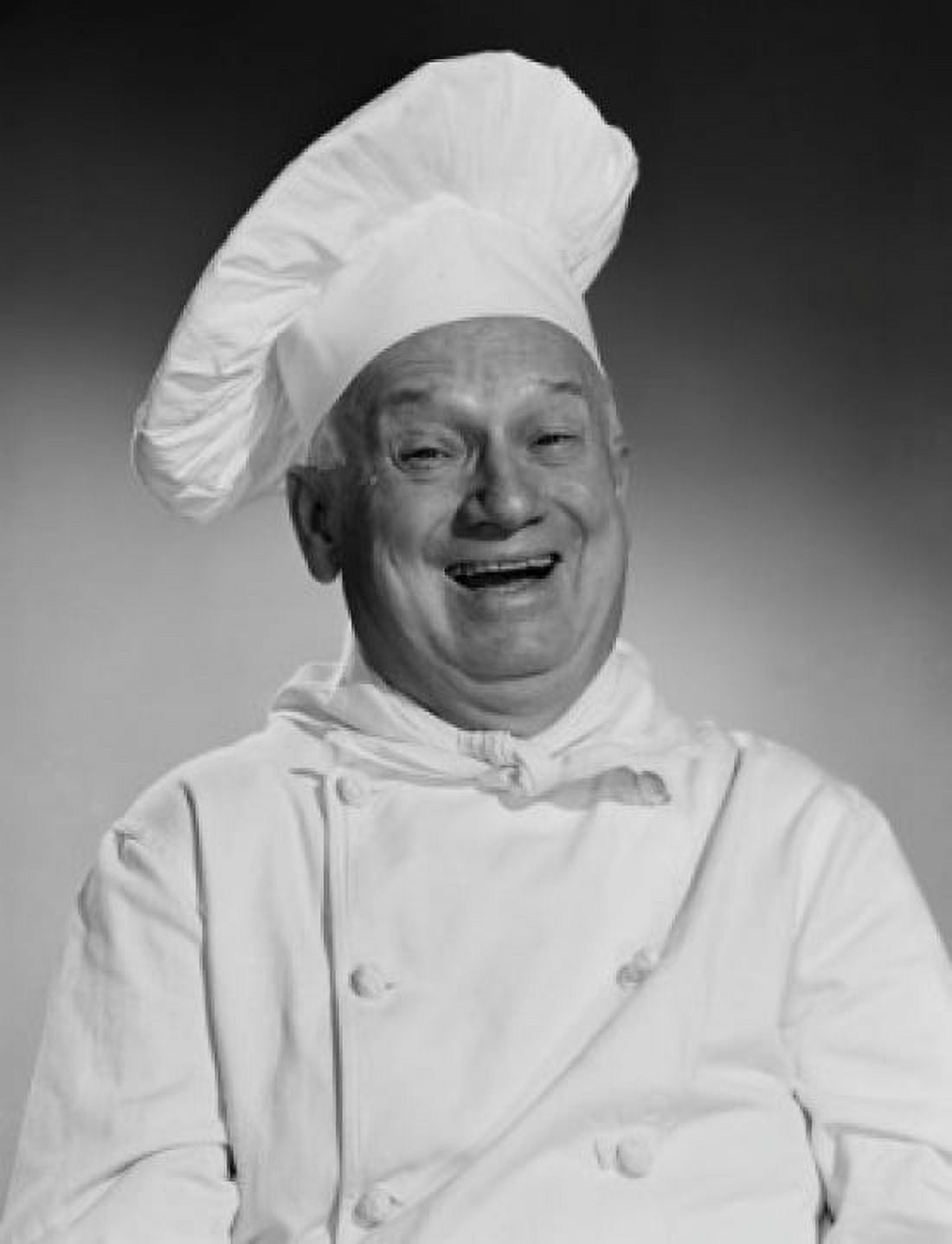 Laughing mature chef Canvas Art - (18 x 24)