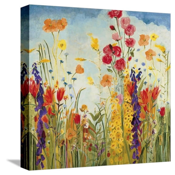 Laughter, Botanical Seasons Stretched Canvas Wall Art by Jill Martin Sold by ArtCom