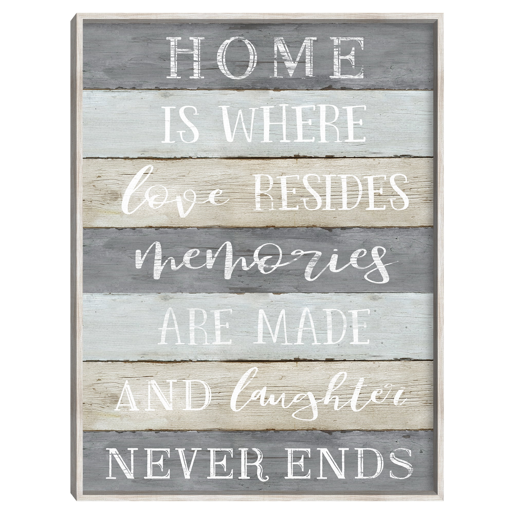 Laughter Never Ends by Natalie Carpentieri Box Framed Canvas Art Print