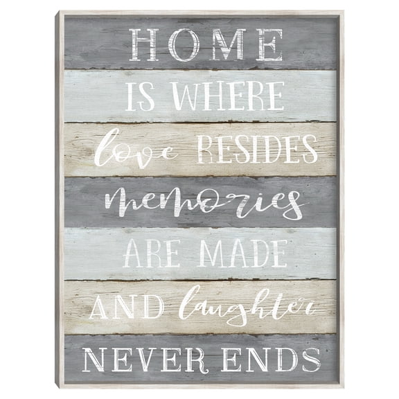 Laughter Never Ends by Natalie Carpentieri Box Framed Canvas Art Print