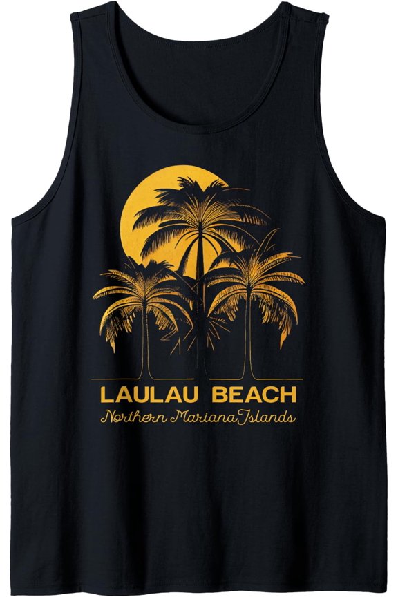 Laulau Beach Northern Mariana Islands Tank Top Size S-3XL