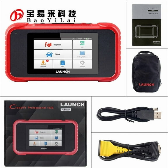 Launch CRP123E OBD2 Code Reader Diagnostic Support Engine/ABS Airbag/SRS/ Transmission Test Lifetime Free Update