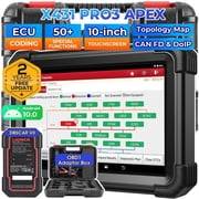 Launch X431 PRO3 APEX Wireless Car Diagnostic OBD2 Scanner All-System Diagnostics with DBScar VII, Topology Mapping, Online Coding,CANFD DoIP,37+ Services