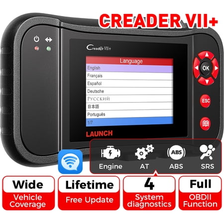 Launch X431 VII+ (CRP123) OBD2 Scanner Creader Car Diagnostic Code Reader EOBD Scan Tool