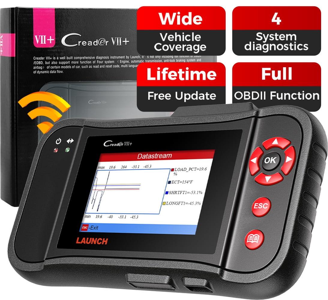 LAUNCH X431 CRP123X Elite OBD2 Car Diagnostic Tool Code Reader Lifetime  Free Update