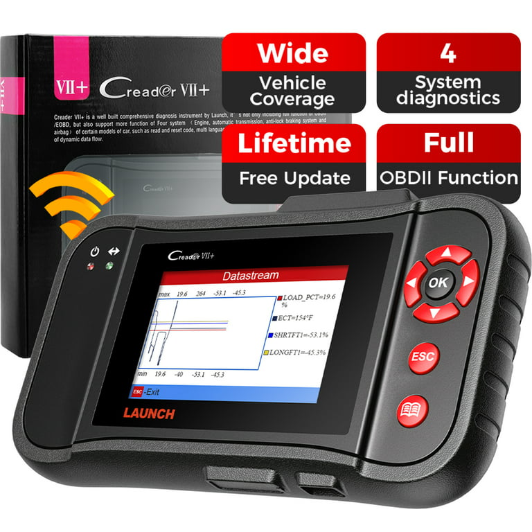 Launch X431 VII+ (CRP123) OBD2 Scanner Creader Car Diagnostic Code Reader  EOBD Scan Tool 