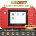 thumbnail image 1 of LAUNCH Creader VII+ V2.0 OBD2 Scanner, 2025 New Engine/Transmission/ABS/SRS Diagnostic Scan Tool, Check Engine Code Reader, Full OBD2, Lifetime Free Update, 1 of 9