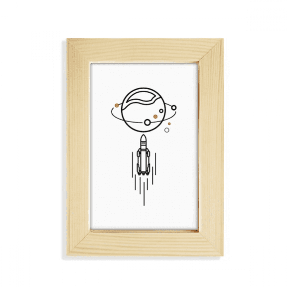 Launches Direction Satellite Surrounding Desktop Display Photo Frame Picture Art Painting 5x7 inch