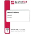 thumbnail image 1 of Pre-Owned Launchpad for Abnormal Psychology Six-months Access Paperback, 1 of 1