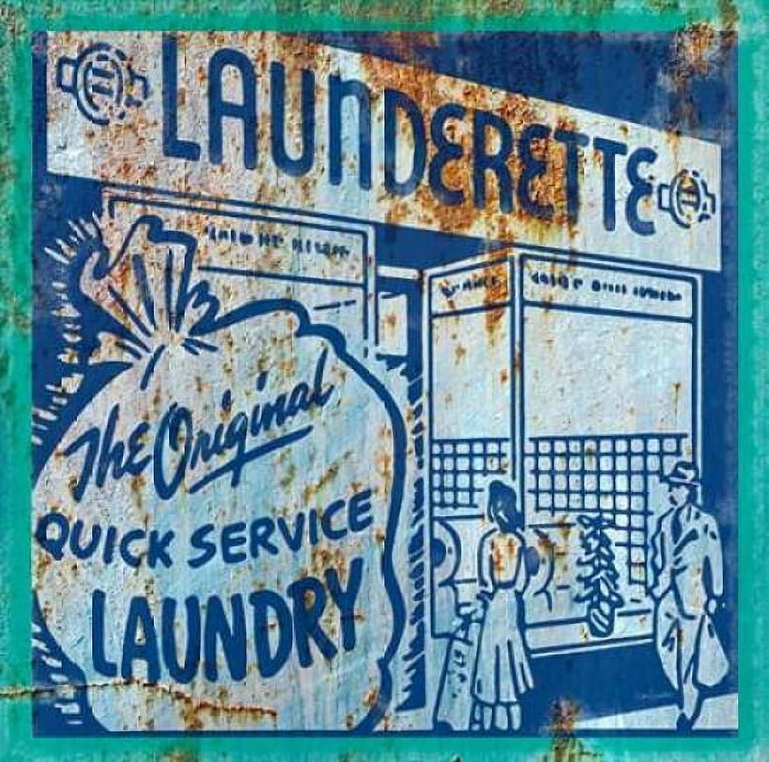Launderette Canvas Art - Sam Appleman (24 x 24)