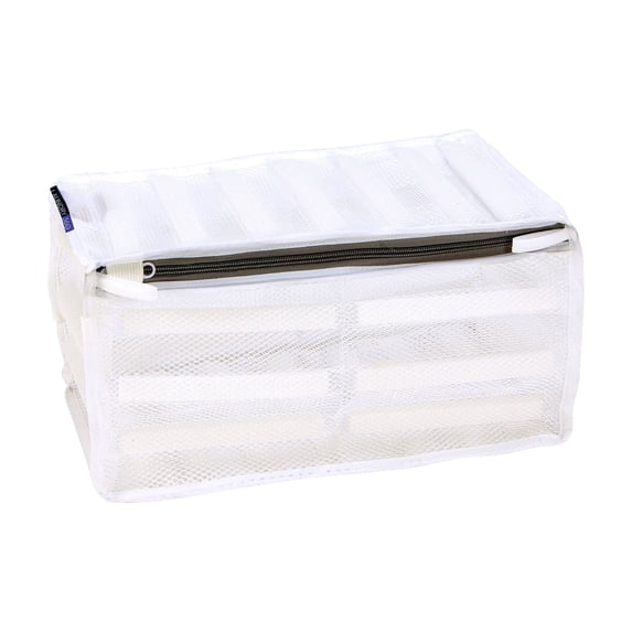 Laundry 360 Sanitized Polyester Padded Sneaker Wash Bag in White