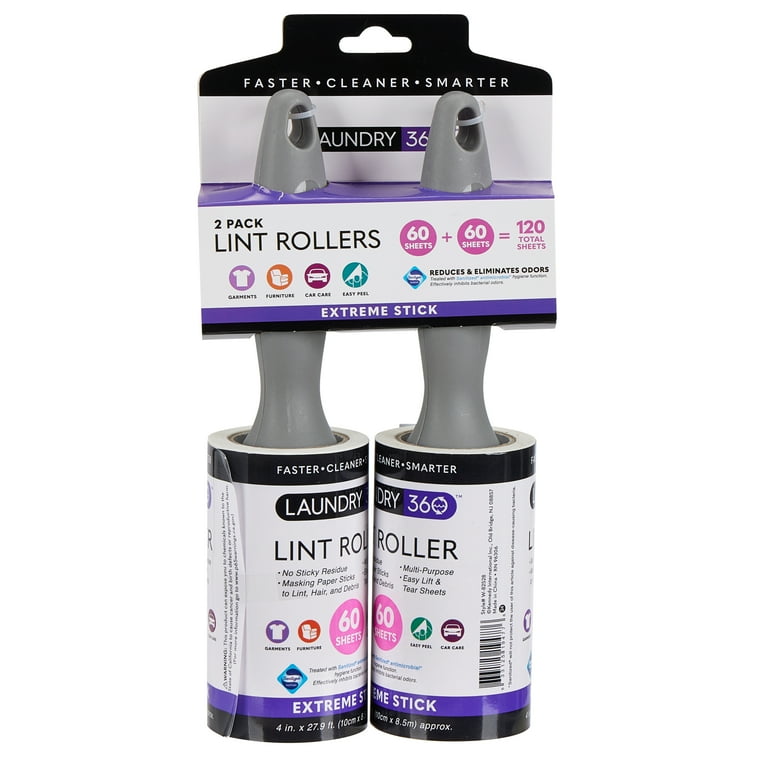 Laundry 360 Sanitized Pro Grade 60 Sheet Super Jumbo Lint Roller 2