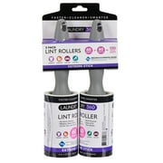 Laundry 360 Sanitized Pro Grade 60 Sheet Super Jumbo Lint Roller 2 Pack