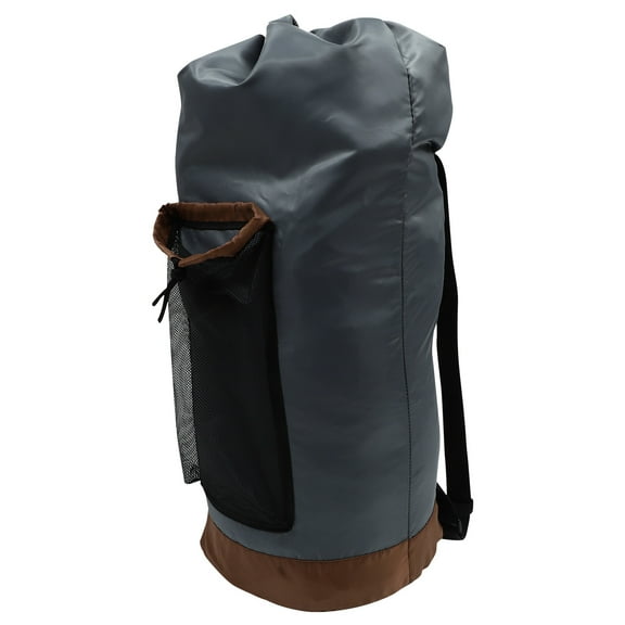 Laundry Bag Backpack Drawstring Nylon Backpack Travel Dirty Clothes Organizers Shoulder Home Duffle Hamper
