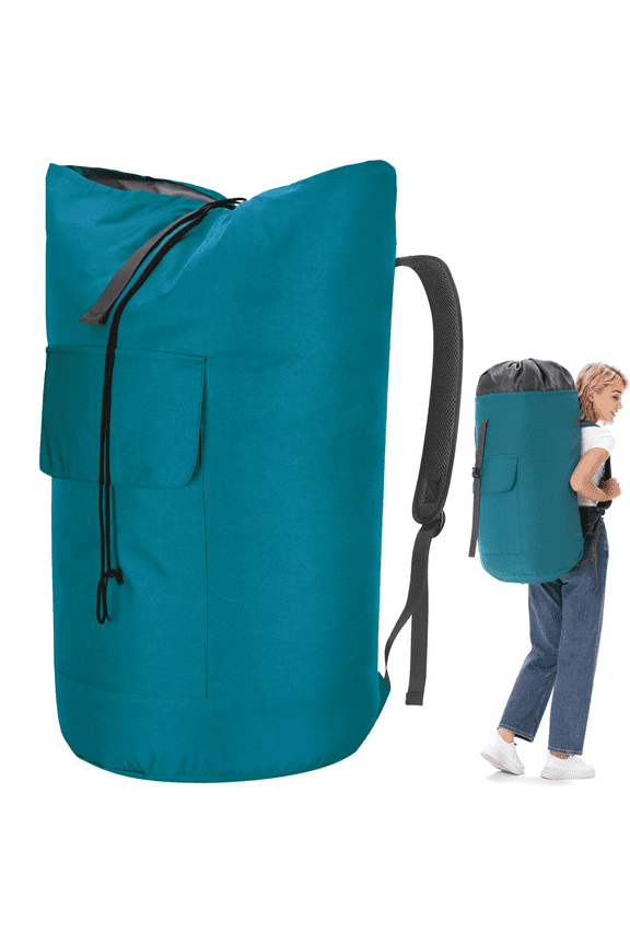 Laundry Bag Backpack For College Students Oxford Fabric