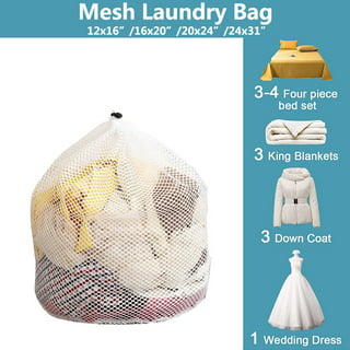 Handy Laundry Commercial Mesh Laundry Bag, Sturdy Mesh Material with  Drawstring Closure, Machine Was…See more Handy Laundry Commercial Mesh  Laundry