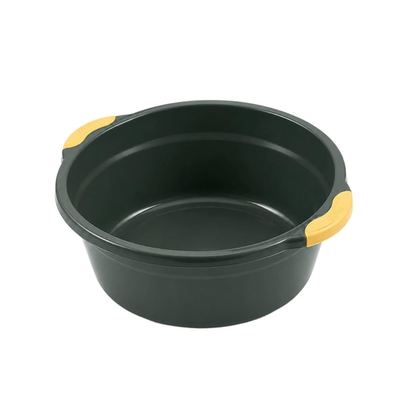 Laundry Basin,Thickened Large Capacity Deep Basin with Dual Comfort Grip Handles for Kitchen Sink Laundry 5.51x14.17 Inch,Green