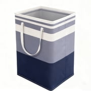 Laundry Basket 80L Collapsible Clothes Hamper with Reinforced Handles, Freestanding Waterproof Design for Bedroom and Laundry Room