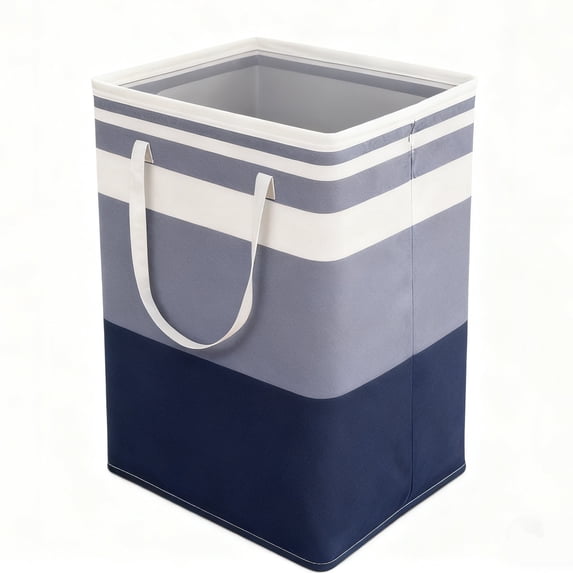 Laundry Basket 80L Collapsible Clothes Hamper with Reinforced Handles ...