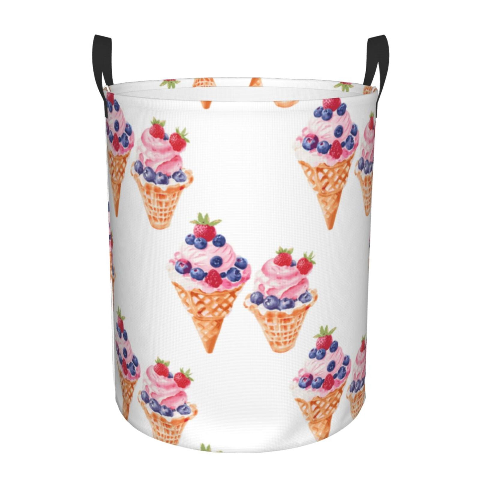 laundry-basket-blueberry-strawberry-ice-cream-waterproof-laundry