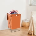 thumbnail image 1 of Laundry Basket Clothes Storage Hamper Clothing Holding Bag with Padding Board, 1 of 13