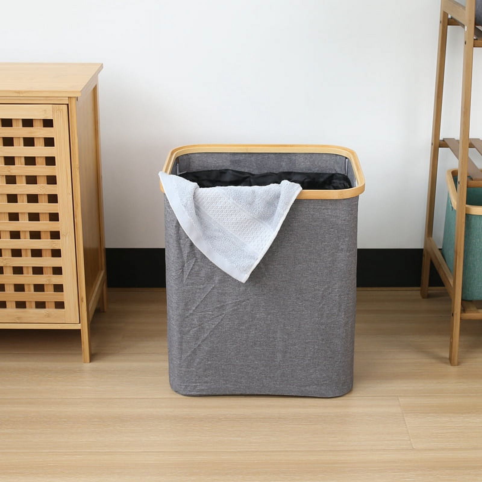 Laundry Basket Dirty Clothes Hamper Removable Bag Tall Waterproof