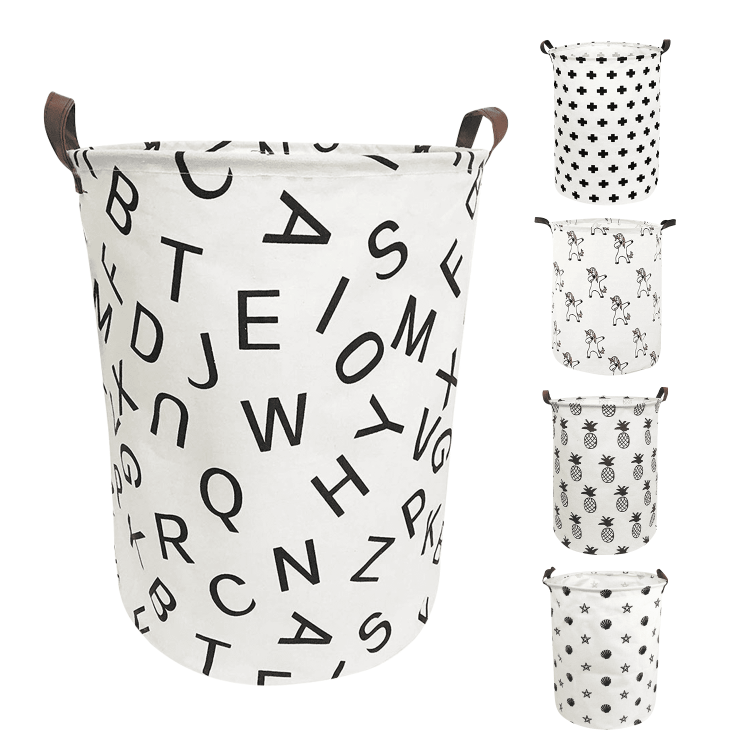 Laundry Basket, Collapsible Large Laundry Hamper Waterproof with